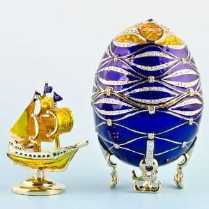  Yacht Faberge Inspired Egg