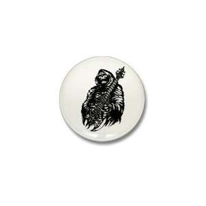    Mini Button Grim Reaper Heavy Metal Rock Player: Everything Else