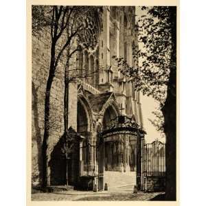   North Side Gothic Architecture   Original Photogravure