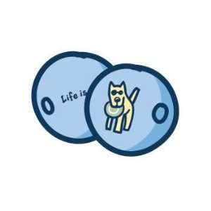    NEW! Rocket on Sky Life is Good Fetch Ball Dog Toy: Pet Supplies