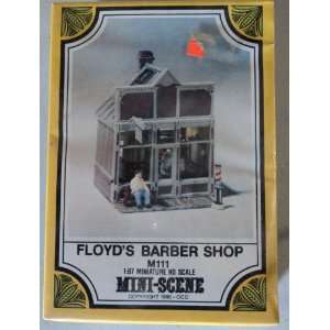  Floyds Barber Shop M111 Mini Scene 1/87 ho scale 