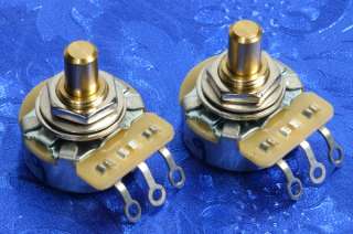 Matched CTS 450G Solid Shaft 250K Pots Potentiomers For Telecaster 