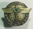 10k boeing aircraft 15 year service pin 