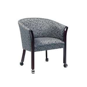  Triune Flair Series Upholstered Side Chair with Casters 