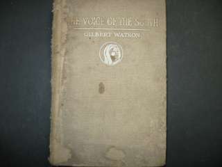 GILBERT WATSON 1906 Voice of the South Illustrated  