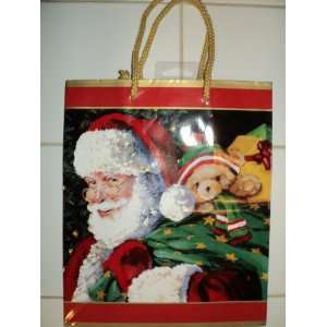  Santa Amscan Santa Gift Bag 4.5 X 8 X 9.5 Party Supply 