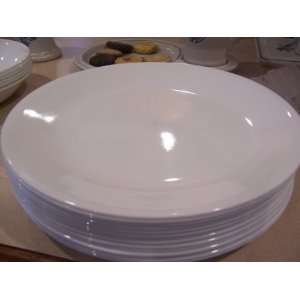 14 Dinner Plates Corelle White Winter Frost: Everything 