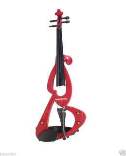 ViolinSmart Sojing Electric Silent Violin (4/4 Full Size, RED)  