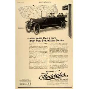  1915 Vintage Ad Studebaker Light Six Antique Car Price 