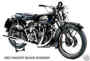 1953 VINCENT~ BLACK SHADOW MOTORCYCLE ~ MAGNET  
