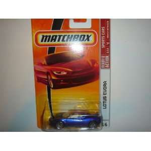  2009 Matchbox Sports Cars Lotus Evora Blue Violet #16 
