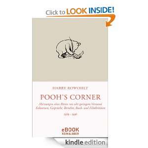 Poohs Corner 1989 1996 / eBook (German Edition) Harry Rowohlt 