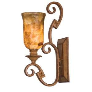 Kalco 4257AC Antique Copper Ibiza 1 Light Wrought Iron Wall Light From 