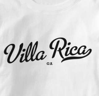 Villa Rica Georgia GA METRO Souvenir T Shirt XL  