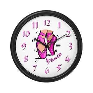  Ballet Toe Shoes Dance Wall Clock by  Everything 