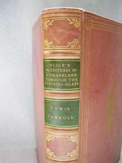 ALICES ADVENTURES IN WONDERLAND signed binding by RIVIERE Lewis 