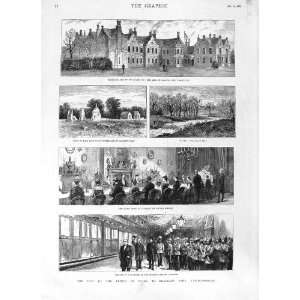  1882 PRINCE WALES RAILWAY BRADGATE LEICESTER STAMFORD 