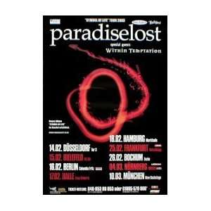  PARADISE LOST Symbol of Life Tour 2003 Music Poster