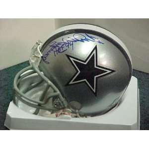 Randy White Hand Signed Cowboys Mini Helmet