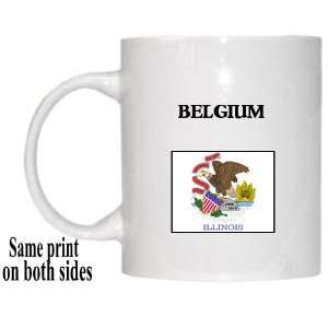  US State Flag   BELGIUM, Illinois (IL) Mug Everything 