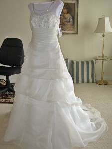 BNWT BRAND NEW Victorias Bridal 642 67142 Wedding Dress Gown size 10 