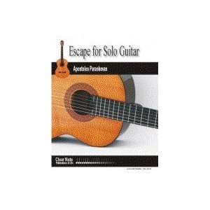  Escape (for solo guitar) Apostolos Paraskevas Books
