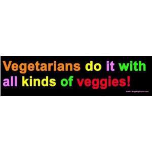  Vegetarians Do It with All Kinds of Veggies Magnetic 