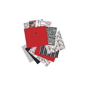  Graduation Scrapbook Album Kit 8.5X8.5 Red: Arts, Crafts 