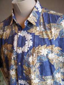 KAHALA Aloha Shirt TROPICAL LEI WREATH Print XXL  