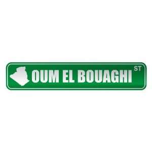   OUM EL BOUAGHI ST  STREET SIGN CITY ALGERIA