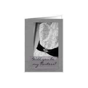  Hostess Invitation, bridal gown Card Health & Personal 