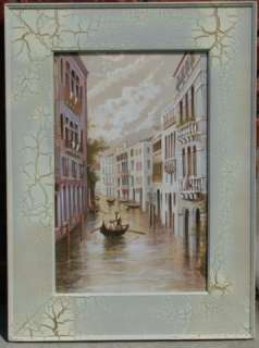 Antique Venice Paint over Print Gouache Gianni  