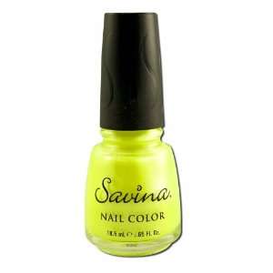   Savina Non Toxic Nail Polish Neon Yellow