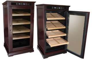 The Redford Electronic Controled Cigar Humidor Holds 1250 Cigars 