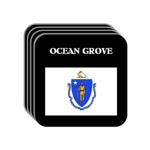 US State Flag   OCEAN GROVE, Massachusetts (MA) Set of 4 Mini Mousepad 