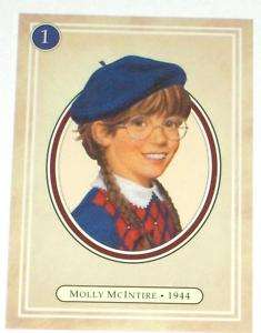 RETIRED AMERICAN GIRL MOLLY TRADING CARDS! COMPLETE!  
