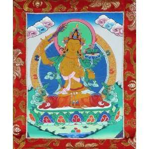  Manjushri Thangka Tibetan Buddhist Thangka Everything 