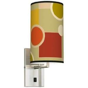  Retro Citrus Medley Banner Giclee Plug In Sconce