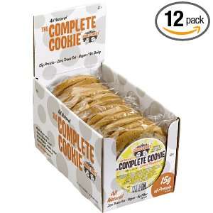   The Complete Cookie, Lemon Poppy Seed, 4 Ounce Cookies (Pack of 12