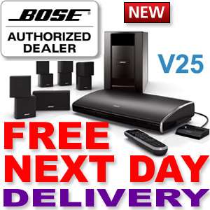 BOSE LIFESTYLE V25 HOME THEATER SYSTEM 5.1 CHANELL NEW 017817511209 