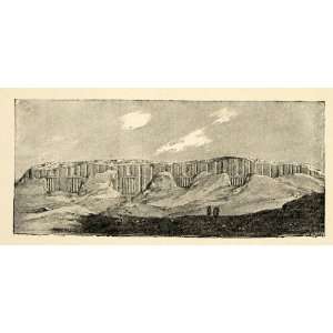 1903 Print Uruk Archeology Iraq Ruins Middle East Landscape Sumer 