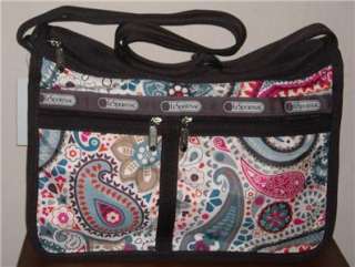 LESPORTSAC Andean Paisley Print Deluxe Everyday Bag *NWT* $78  
