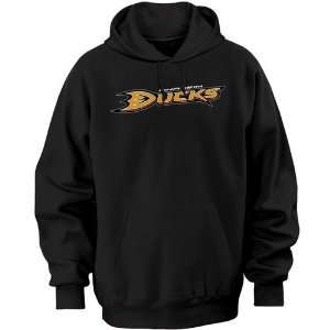  Majestic Anaheim Ducks Black Felt Tek Patch Hoody 