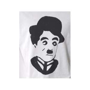  Charlie Chaplin pop art Graphic T shirt (Mens Large 