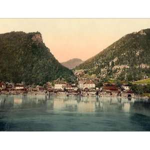 Vintage Travel Poster   Sarningstein (i.e. Sarmingstein) Lower Austria 