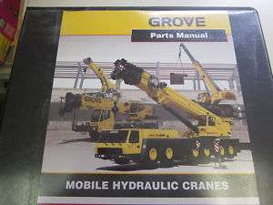 Grove Crane RT500C Series parts catalog  