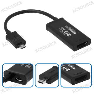 Micro USB MHL to HDMI Cable For Samsung Galaxy Note HTC Flyer LG Nitro 
