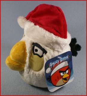 White Angry Birds with Santa Hat Christmas Angry Bird NEW  