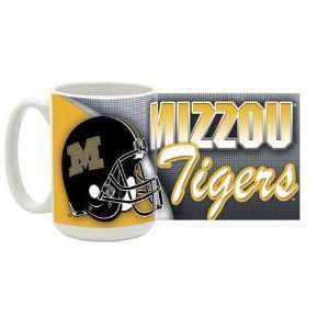  University of Missouri 15 oz Ceramic Coffee Mug   Tigers Football 