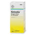 ketostix bayer reagent strips for urinalysis ketone test 100 ea